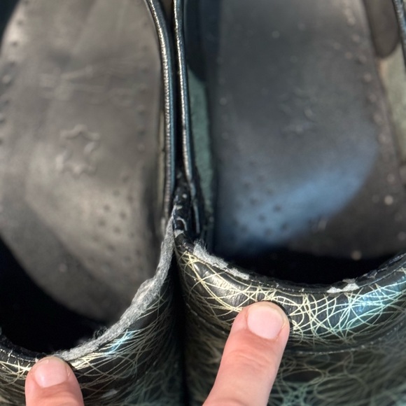 Dansko Clog Swirl black leather patent Size 37 - Picture 8 of 11